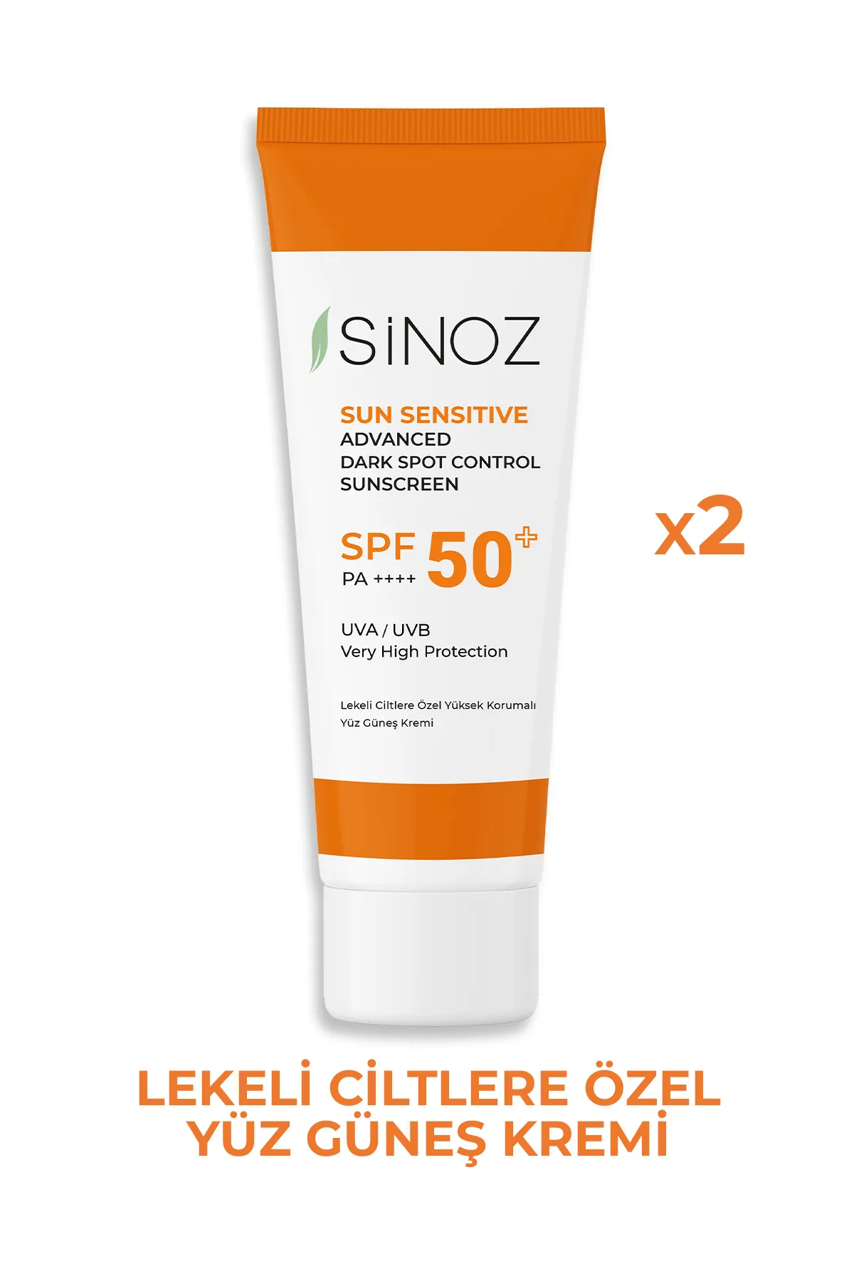 Sinoz Sinoz Leke Karşıtı Aydınlatıcı Yüksek Koruyucu Niacinamide İçeren Yüz Güneş Kremi Spf50+ (2 X 50ML)