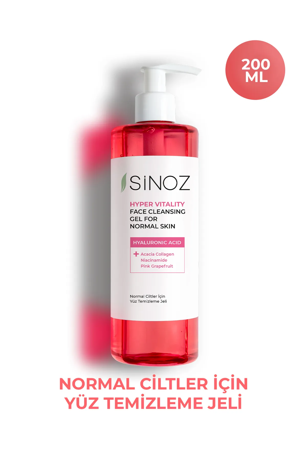 Sinoz Normal Ciltler İçin Yüz Temizleme Jeli 200 ml